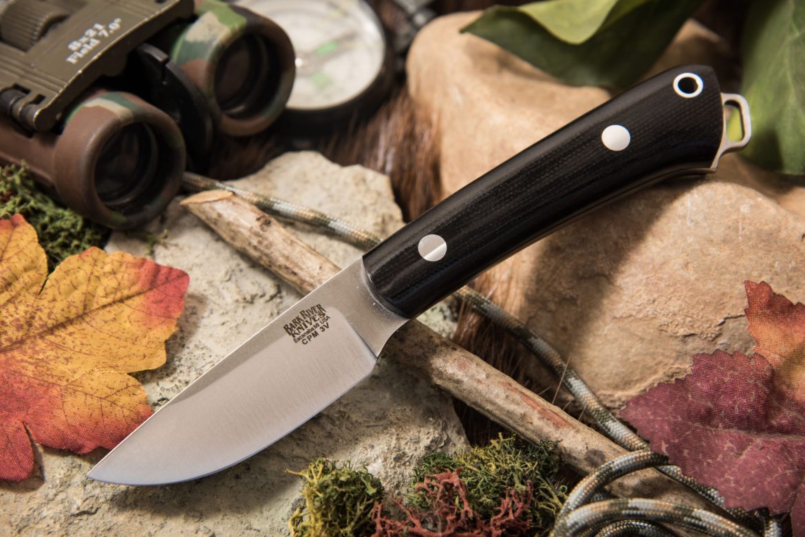 Damascus steel fixed blade knife